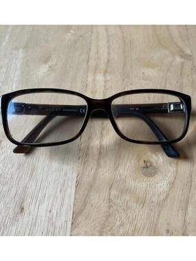 Gucci Brown Women's Glasses Frames Only GG 1634 RT7 140 With Case Pre-Owned